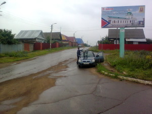 УР г.Сарапул ул.Молодежная баннер 8 июля Покровский собор